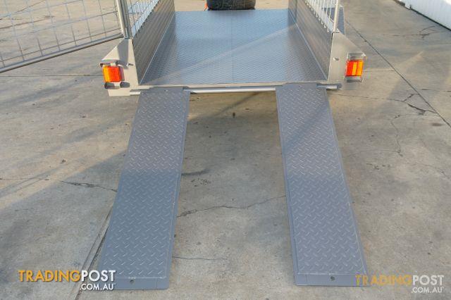  - 7x4 CAGE TRAILER WITH RAMPS