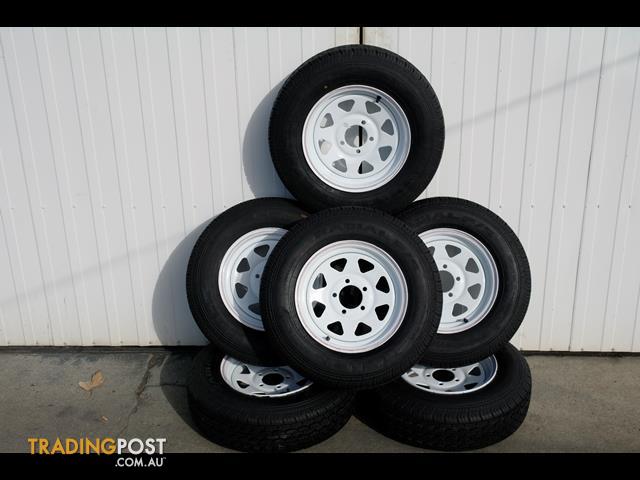 NEW 14 INCH FORD SUNRAYSIA WHEEL WITH NEW 185 X 14 8 PLY TYRES